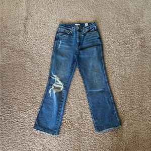 Good American Good Curve Straight Leg Jean